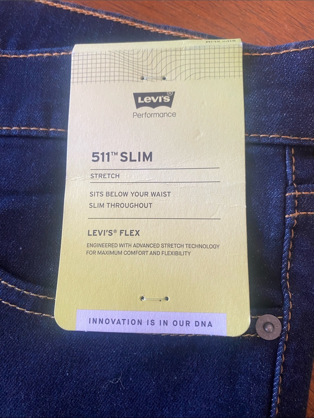 Levi's Slim Fit Jeans in Deep Indigo - Picture 2 of 4